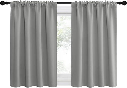 NICETOWN 2 Panels Blackout Curtains, Rod Pocket Thermal Insulated Drapes by NICETOWN