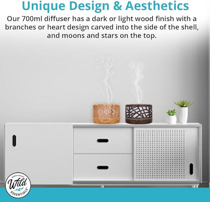 Wild Essentials 700ml Designer Large Room Essential Oil Diffuser, 5 in 1 - Image 4