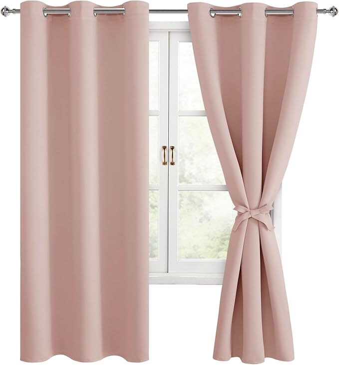 Hiasan Room Darkening Curtains for Bedroom, Energy Saving Window Curtain Panels - Image 6