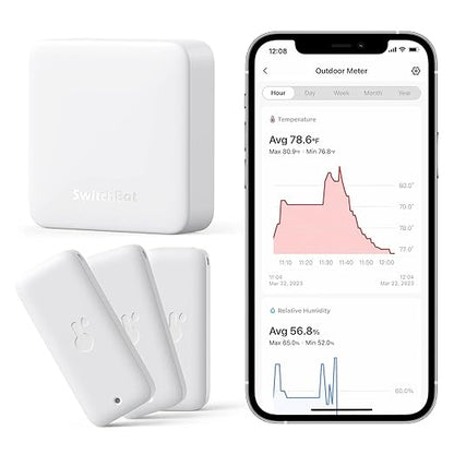 SwitchBot WiFi Thermometer Hygrometer 3 Pack by SwitchBot
