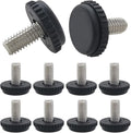 Hooshing 10PCS 5/16-18 Stainless Steel Adjustable Furniture Levelers Screw in by Hooshing