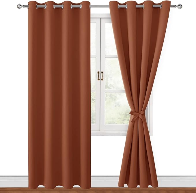 Hiasan Blackout Curtains for Bedroom, 52 x 84 Inches Long - Image 7