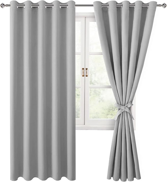Hiasan Blackout Curtains for Bedroom, 60 x 84 Inches Long by Hiasan