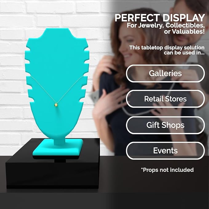 Black Acrylic Display Box Versatile 5 Sided Pedestal 6.75" x 6.75" x 2 Inch - Image 3