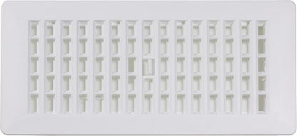 Decor Grates PL410-WH 4-Inch by 10-Inch Plastic Floor Register - Image 4