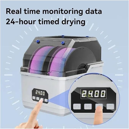 Compatible with KINGROON 3D Filament Dry Box 2 Rolls Fila Dryer All Arround - Image 4