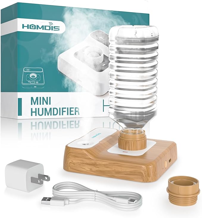 Travel Humidifier, Portable Humidifier by HOMDIS
