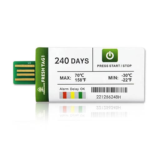 Freshliance 10pack Temperature Data Logger USB Disposable Temperature Recorder by FRESHLIANCE