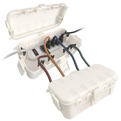 Flemoon Outdoor Electrical Box Waterproof, Medium Weatherproof Electrical Box by FLEMOON