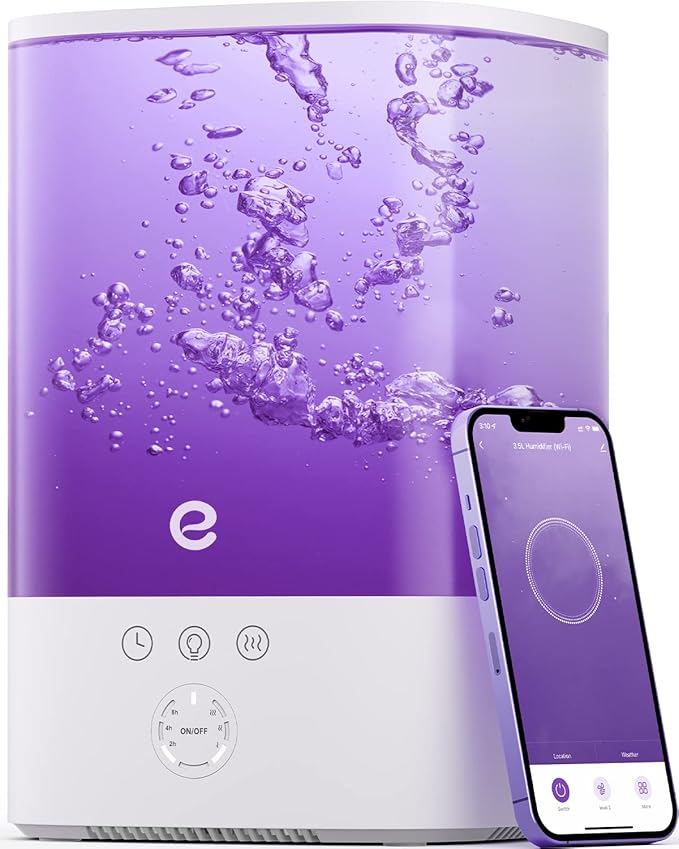 Humidifiers for Bedroom Large Room, Esemoil Smart WiFi Cool Mist Humidifiers by Esemoil