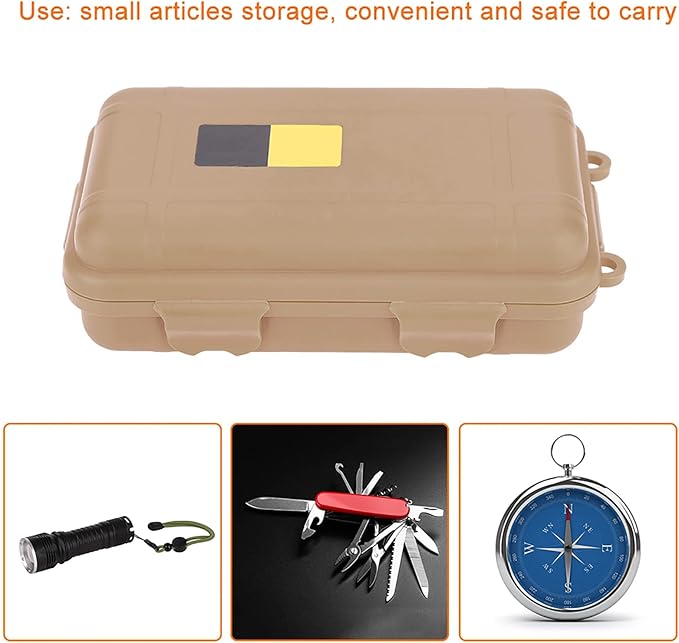Water - Tight Storage Box | EDC Outdoor Survival Container - Image 4
