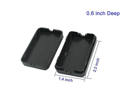 YXQ 55 x 35 x 15mm Black Waterproof Junction Box Electrical Small Project Case - Image 2