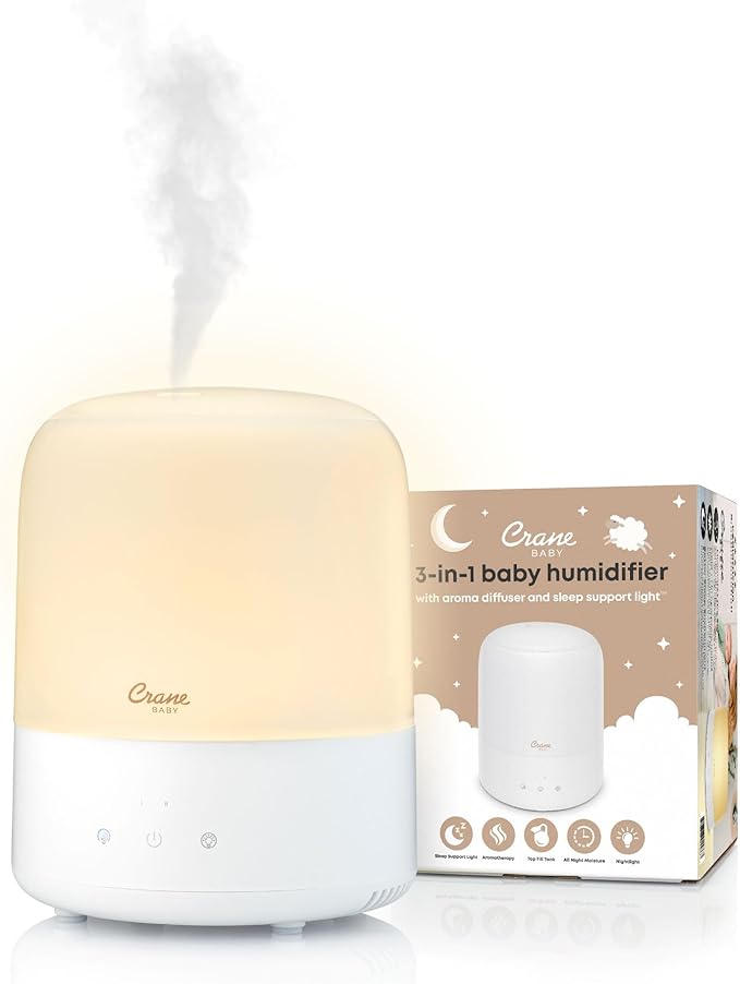 Crane Baby 3-In-1 Baby Humidifier Aroma Diffuser - Image 9