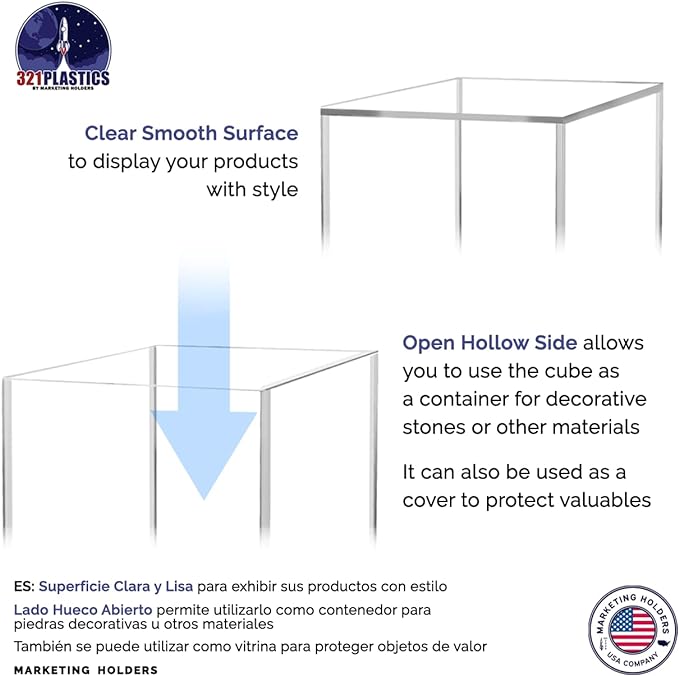 Acrylic Display 8" Riser Box - Image 4