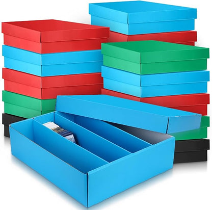 Seajan 16 Pcs 3200 Count Trading Card Storage Box Sports Card Storage Boxes Bulk by Seajan