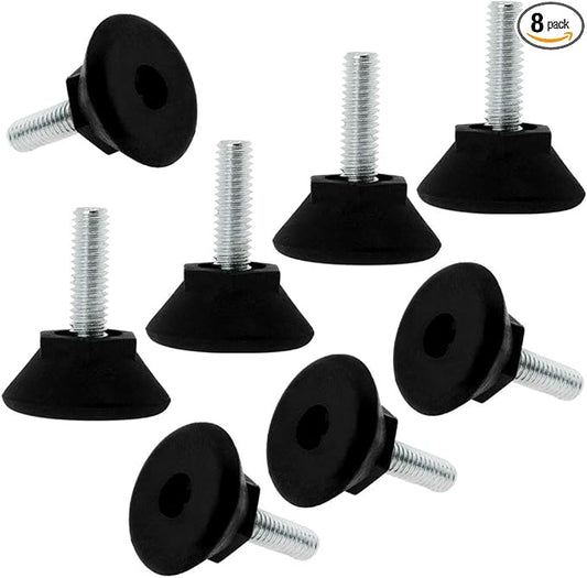 uxcell M6 x 17 x 24 Screw on Leveling Feet Adjustable Leveler Floor Protector by uxcell