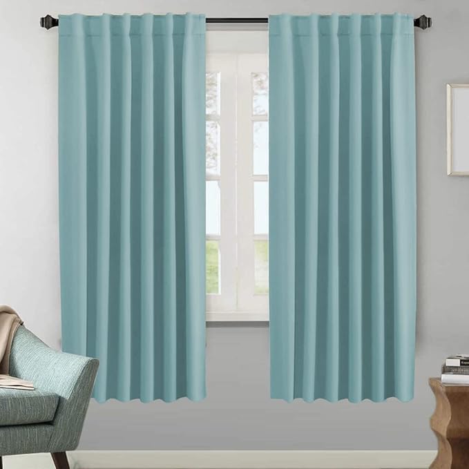 H.VERSAILTEX Blackout Curtains Thermal Insulated Window Treatment Panels Room by HVERSAILTEX