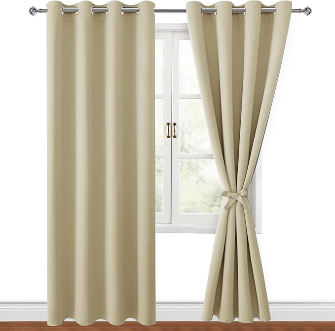 Hiasan Blackout Curtains for Bedroom, 52 x 96 Inches Long - Image 9