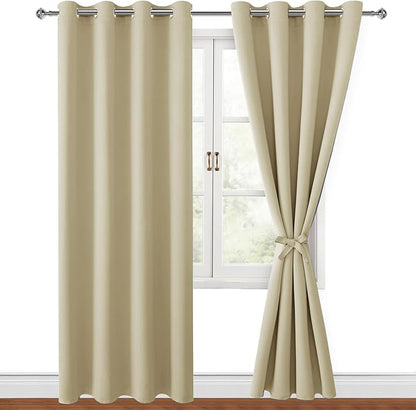 Hiasan Blackout Curtains for Bedroom, 52 x 96 Inches Long - Image 9
