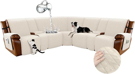 Arfntevss Waterproof Recliner Sectional Couch Covers by Arfntevss