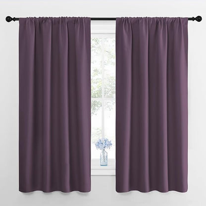 NICETOWN Blackout Curtains for Living Room, 2 Panels, 42 by 63, Darkening by NICETOWN
