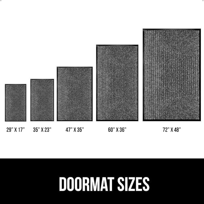 GORILLA GRIP Waterproof Traffic Guard Door Mat, 2 Pack Heavy Duty Entryway Mats - Image 6