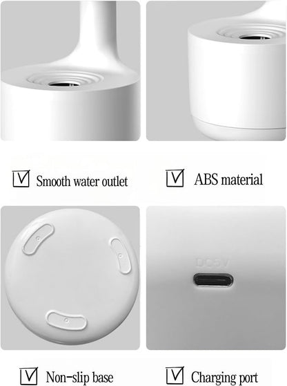 Humidifiers for Bedroom, 800ml Cool Mist Air Humidifie, Anti-Gravity Digital - Image 2