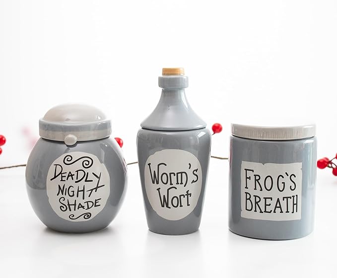 Silver Buffalo Disney The Nightmare Before Christmas Sally's Mini Storage Jars - Image 9