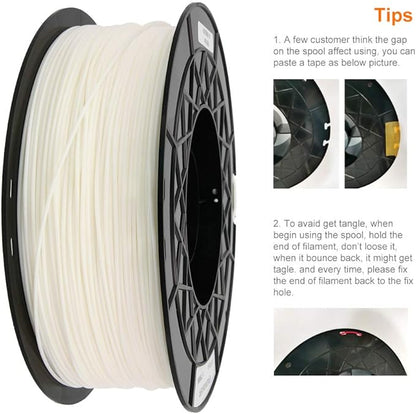 ST-PLA 3D Printer Filament White 1.75MM 1kg Spool Improved by New Formula - Image 8