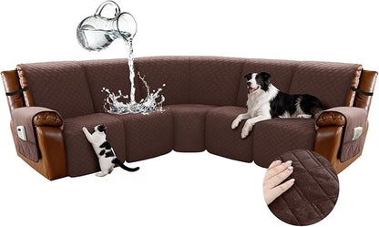 Arfntevss Waterproof Recliner Sectional Couch Covers by Arfntevss