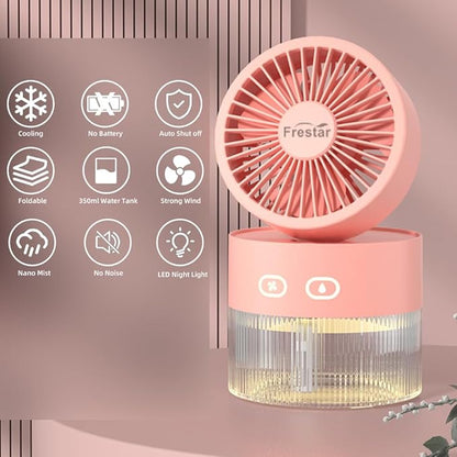 Personal Cooling Fan and Small Air Humidifier 350ml - Image 2