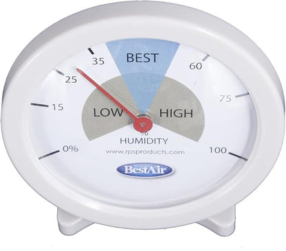BestAir HG050-PDQ-4 Hygrometer, Humidistat Humidity Monitor, Single Pack - Image 3