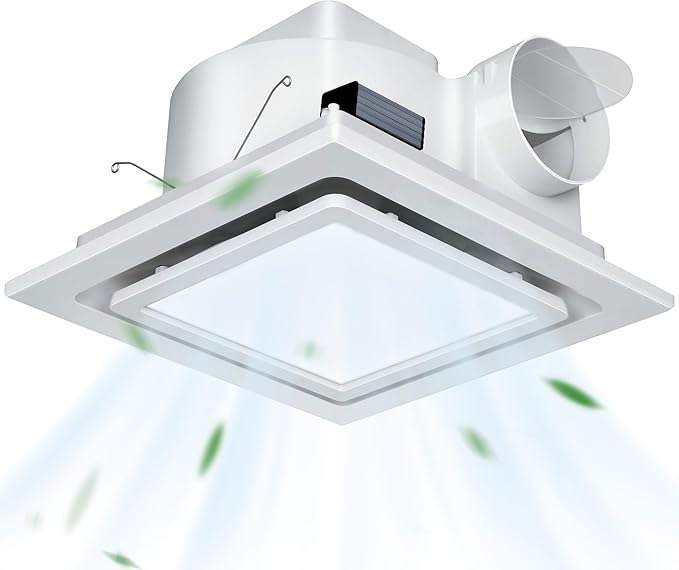 12" Ultra Quiet Bathroom Exhaust Fan by BreatheDeeperLiveCleaner