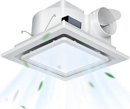12" Ultra Quiet Bathroom Exhaust Fan by BreatheDeeperLiveCleaner