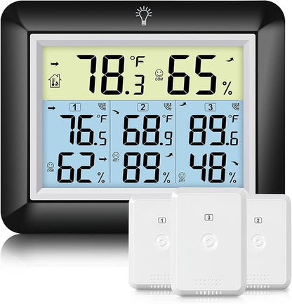 Urageuxy Indoor Outdoor Thermometer Wireless by Urageuxy