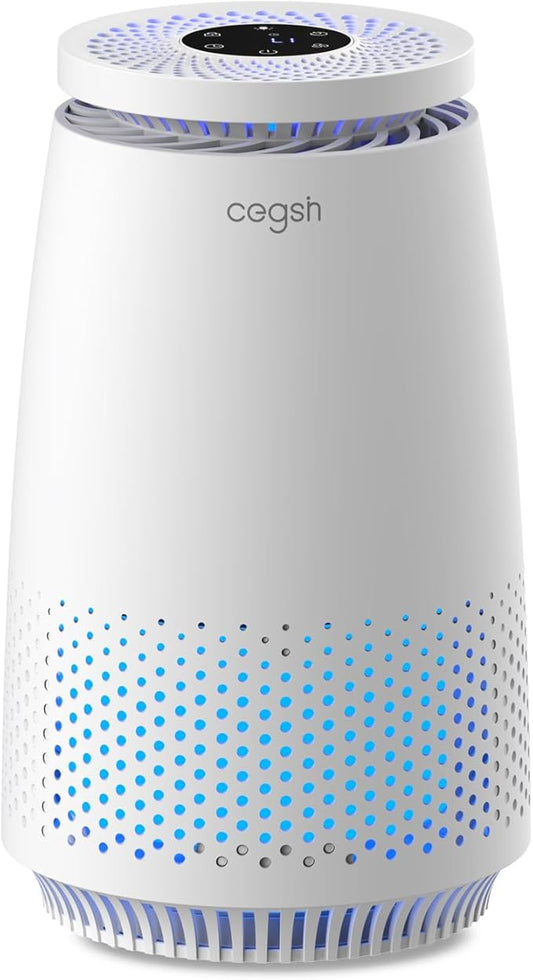 Air Purifiers for Home Bedroom, 3-in-1 HEPA Filter for Pets Dander Dust Pollen by MeansSimpleLife