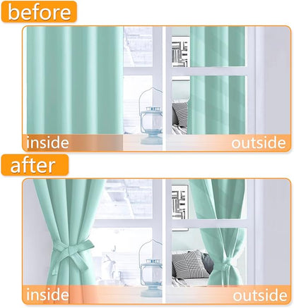Hiasan RV Blackout Curtains for Bedroom, 52 x 30 Inches Long - Image 4