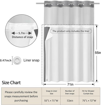 Snap-in Fabric Replacement Liner 71" W x 55" L, - Image 2