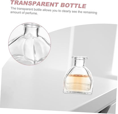 Veemoon Essential Oil Diffuser Bottles Set of 3 Fragrance Release Glass Jars - Image 4