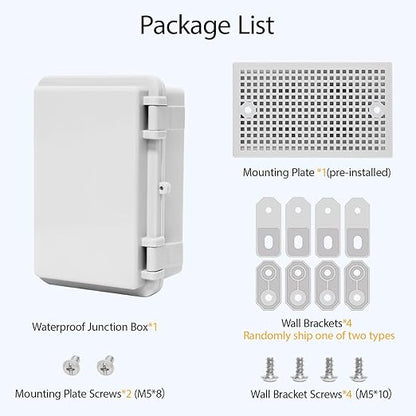 Junction Box, ABS Plastic, IP65 Waterproof Dustproof Universal Electrical - Image 7