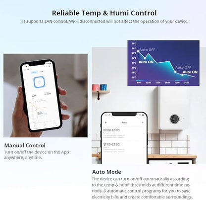 Smilewolf TH Elite 16A/20A WiFi Smart Switch Temperature and Humidity - Image 6
