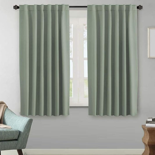 H.VERSAILTEX Blackout Curtains Thermal Insulated Window Treatment Panels Room by HVERSAILTEX
