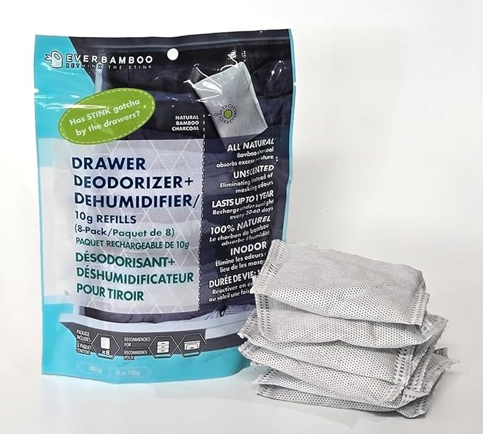 Ever Bamboo Drawer Packet w/Natural Bamboo Charcoal by Ever+Bamboo