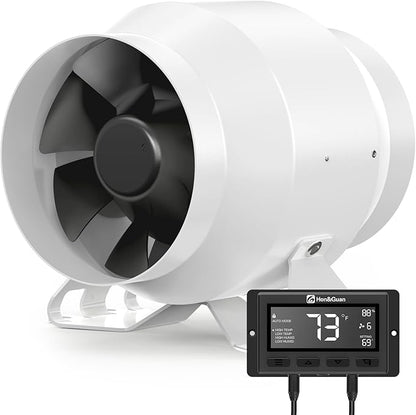 Hon&Guan PRO 4 Inch Inline Duct Fan by HonGuan