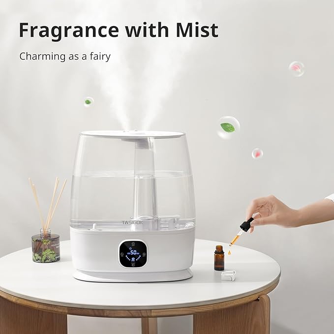 Humidifiers for Bedroom Home, 6L Cool and Warm Mist Air Humidifier for Large - Image 8