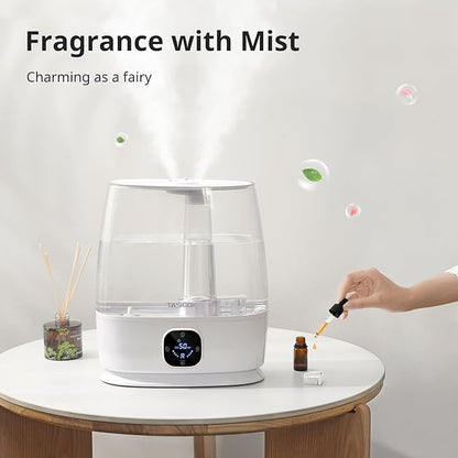 Humidifiers for Bedroom Home, 6L Cool and Warm Mist Air Humidifier for Large - Image 8