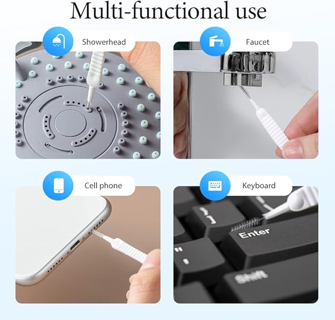 Shower Head Cleaning Brush for Small Hole, 2026 New Upgrade Gap Hole - Image 7