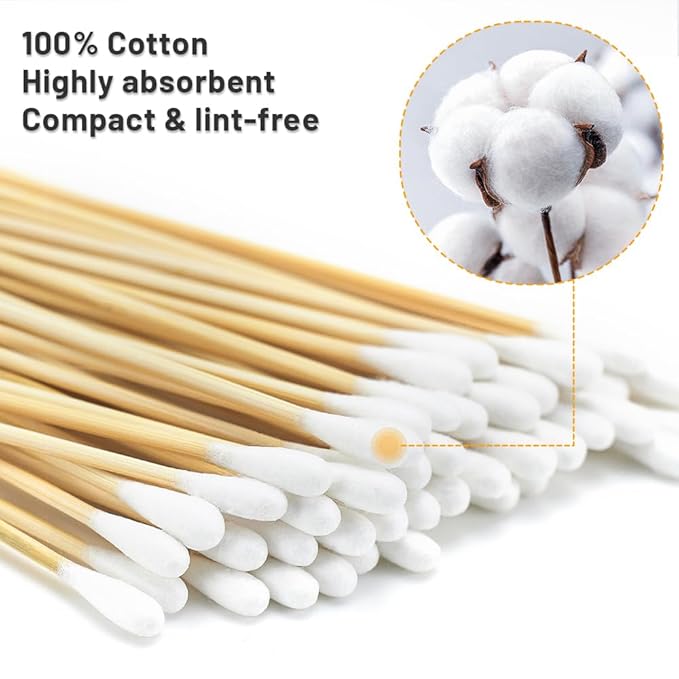 200PCS 6" Long Cotton Swabs - Image 2