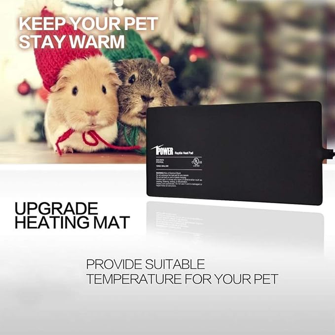 iPower 4"x7" Reptile Heat Mat Under Tank Terrarium Heater Warmer Heating Pad - Image 3