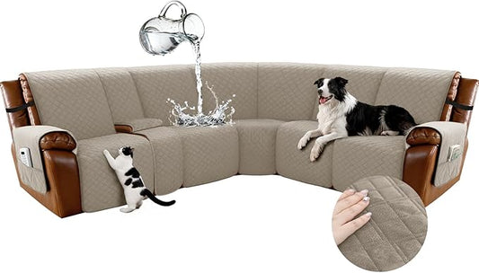 Arfntevss Waterproof Recliner Sectional Couch Covers by Arfntevss